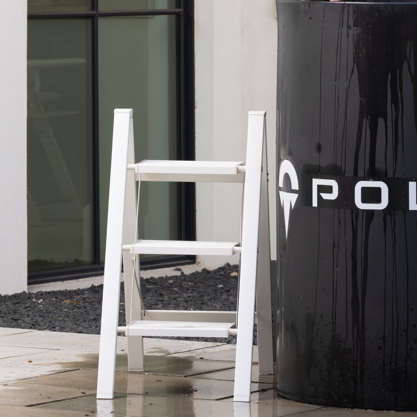 3 Step Non-Slip Water-Resistant Step-Ladder